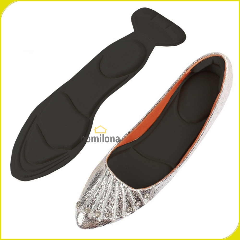 Swokii Insole Pad Alas Kaki Wanita High Heels Breathable Anti Slip 1 Pair 169D