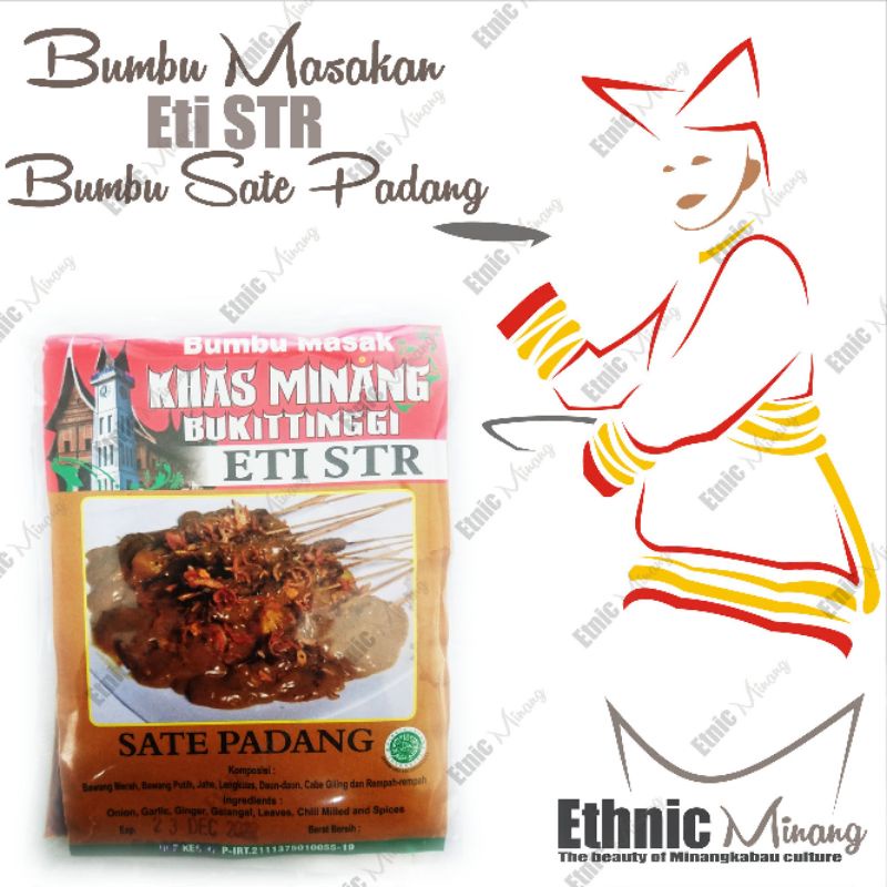 

bumbu sate padang Eti STR khas rumah makan Padang Sumatra barat Sumbar Bukittinggi