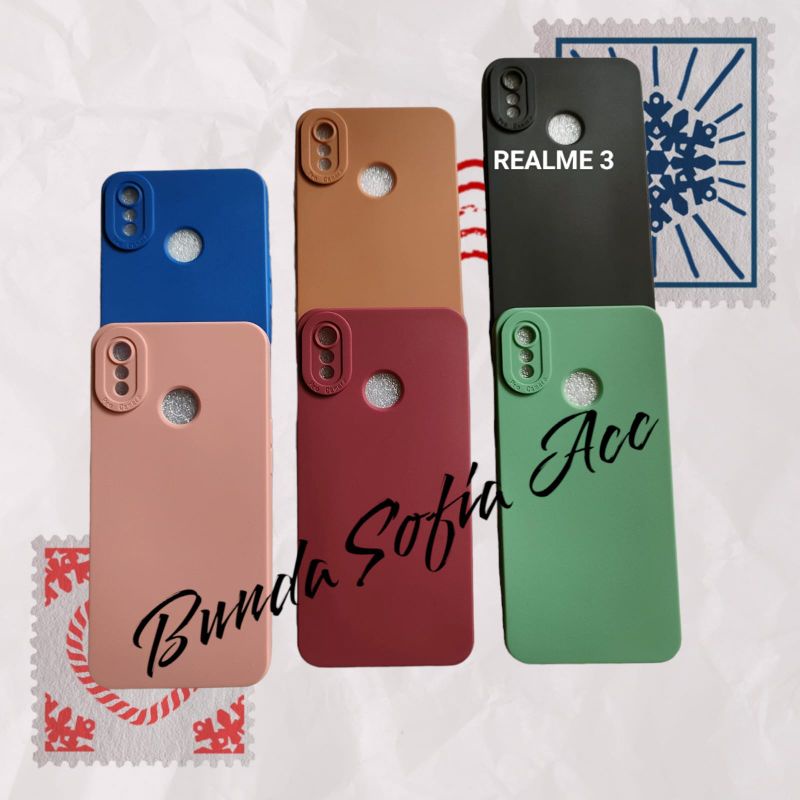 Softcase pro camera realme 3 MACARO TPU CANDY PRO