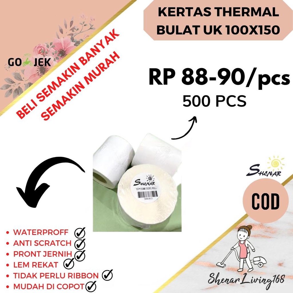 

LEBEL UK 100X150 500ROLL/ THERMAL BULAT / LEBEL ANTI WATERPROF SHENAR