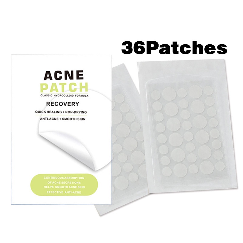 【36 pcs】Patch Jerawat/Obat Jerawat Patch/Stiker Penghilang Jerawat/Acne Pimple Patch