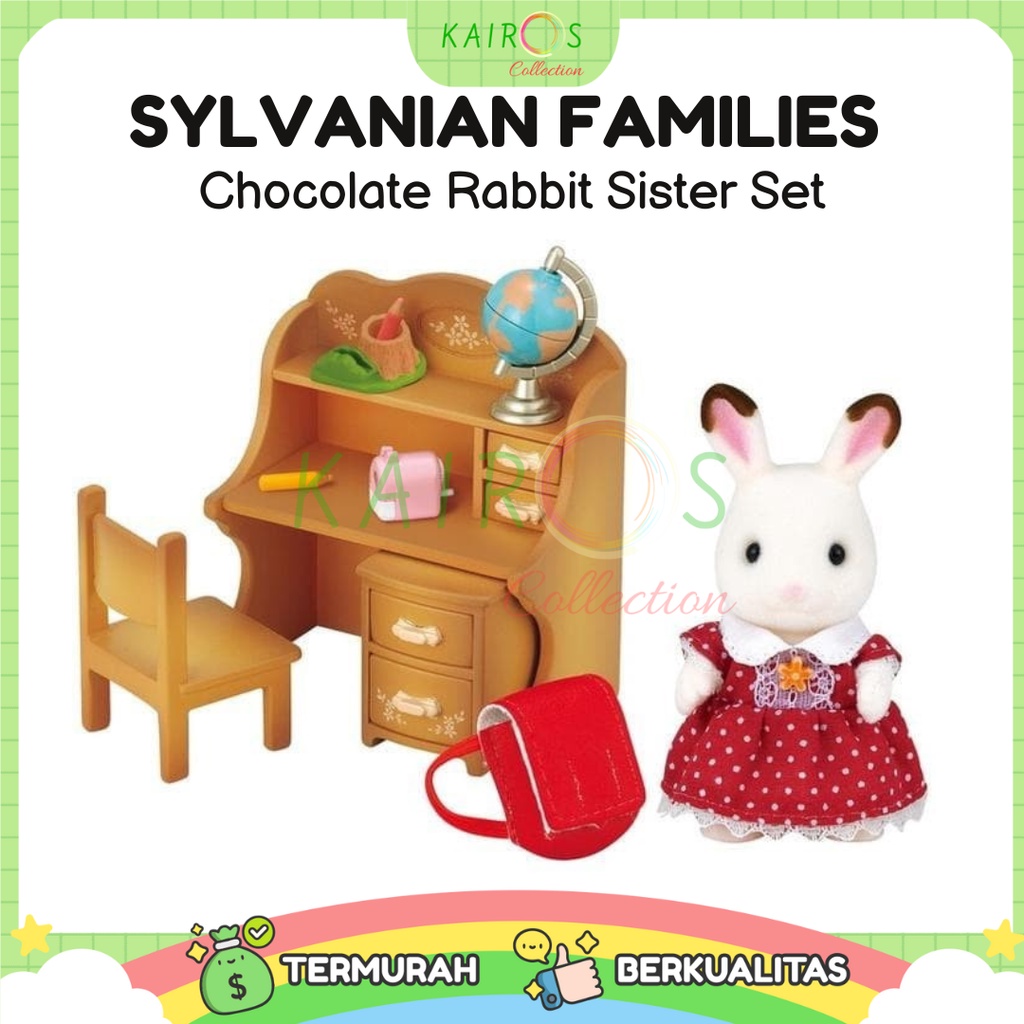 Sylvanian Families Chocolate Rabbit Sister Set