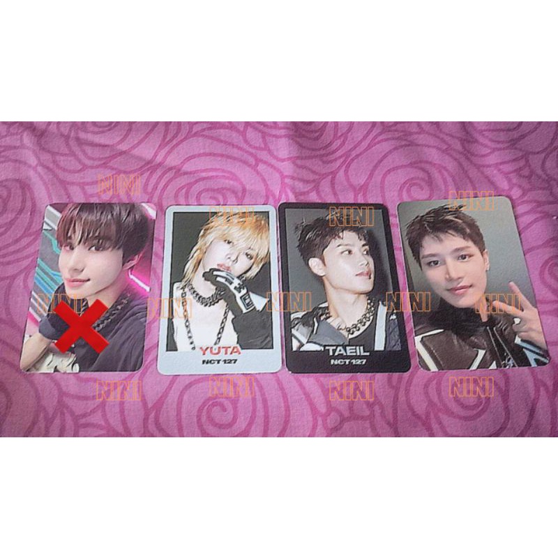 Official PC Photocard Tc 2 Baddies A B Ver Taeil Selca Yuta Taeil Konsep