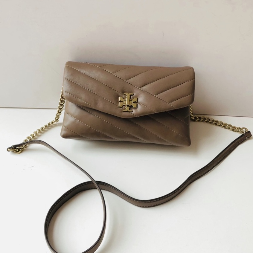 [Instant/Same Day]TB Original 318093 Kira Chevron Chain Bag Sheepskin Crossbody Bag Shoulder Bag