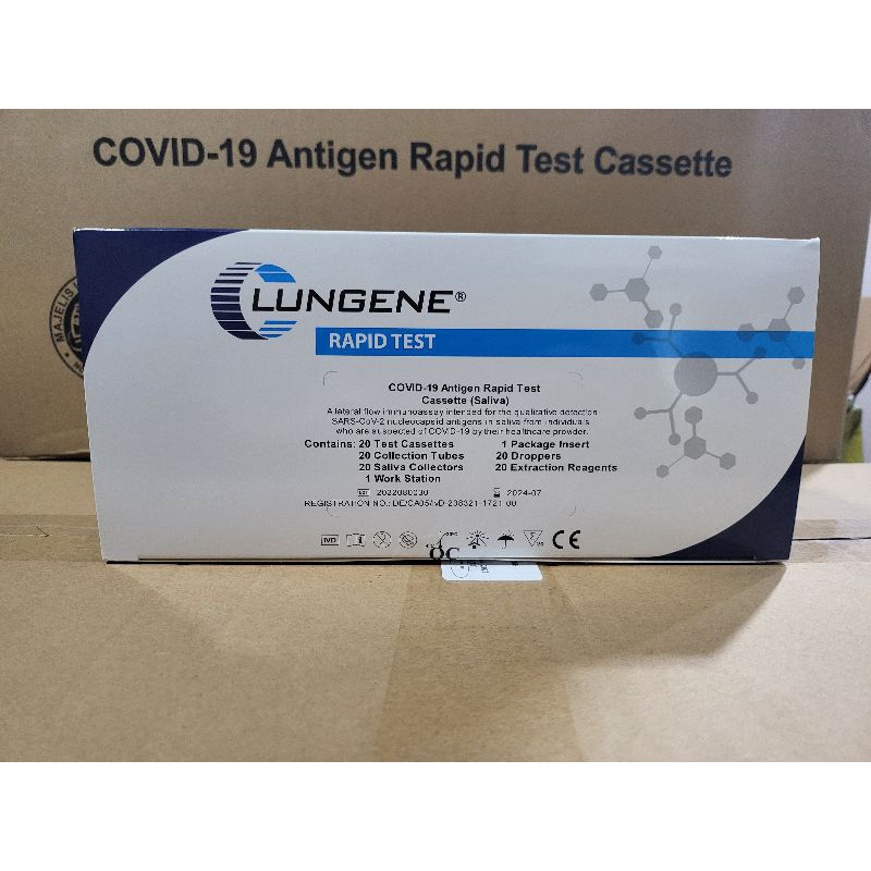 Lungene Saliva Antigen Metode Air liur isi 20 Pcs Original