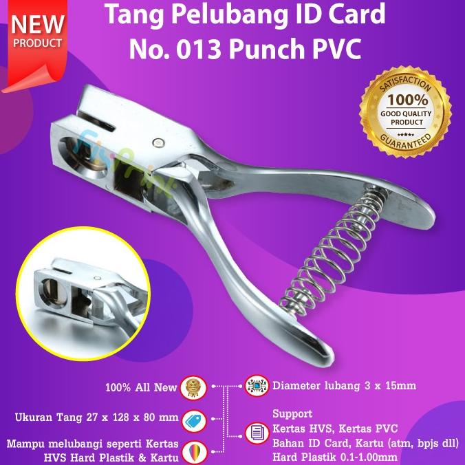 

Tang Pelubang ID Card No. 013 Punch PVC Diameter 3x15mm Plier Plong