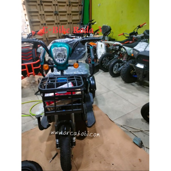 NEW Sepeda roda tiga listrik / Sepeda Motor Listrik Roda 3 xuan-ku / skuter - Lengkap Baterai