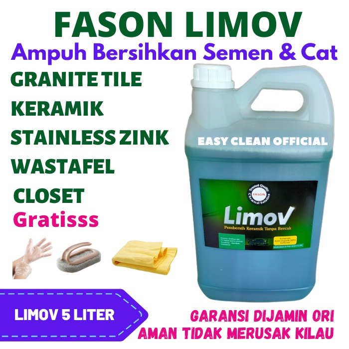 Jual Pembersih Granite Noda Semen Fason Limov Liter Shopee Indonesia