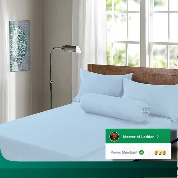 TBF SPREI FITTED SHEET TARMAC 180X200+35CM