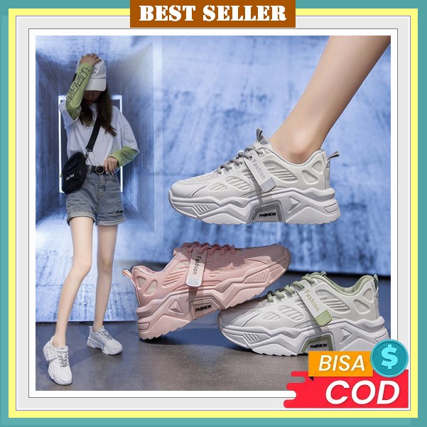 Sepatu Kets Import Sepatu Jalan Casual Branded Sepatu Wanita Naara Sds273 Putih Hv414 Aid 0125,Sepat