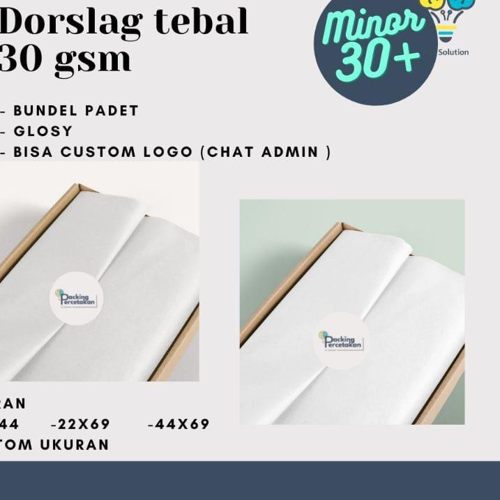 

Berkualitas 25x66cm=50pcs Kertas Dorslag Lito Perlengkapan Packing Gift Aesthetic Bungkus Sepatu Tas Topi Baju dll By Aqilsolution