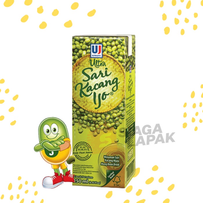 Ultra Sari Kacang Ijo Hijau 250ml