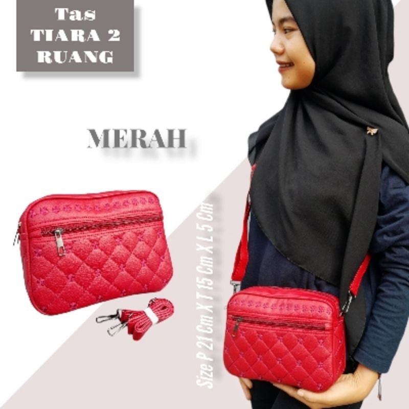 TAS SELEMPANG TIARA 2 RUANG