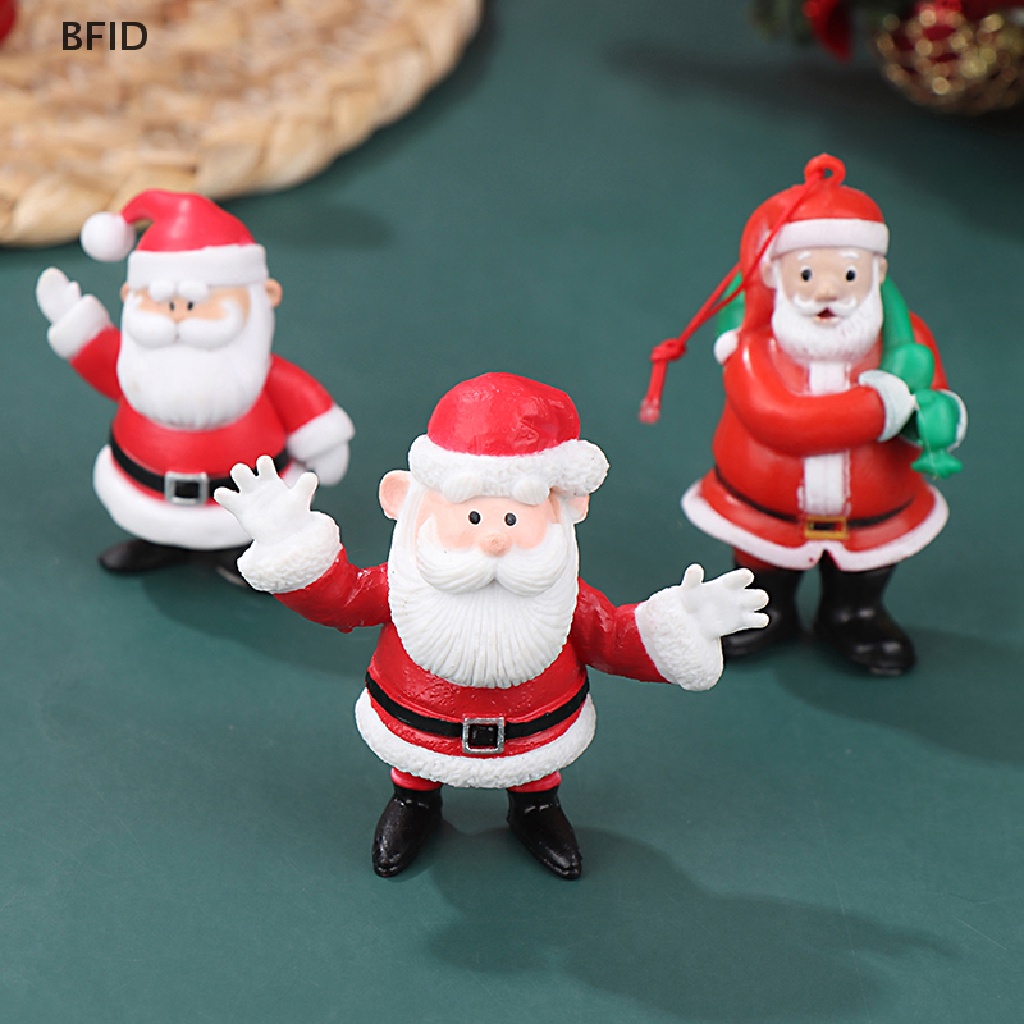 [BFID] 1:12 Rumah Boneka Miniatur Santa Claus Ornamen Pohon Natal Liontin Dekorasi Rumah [ID]