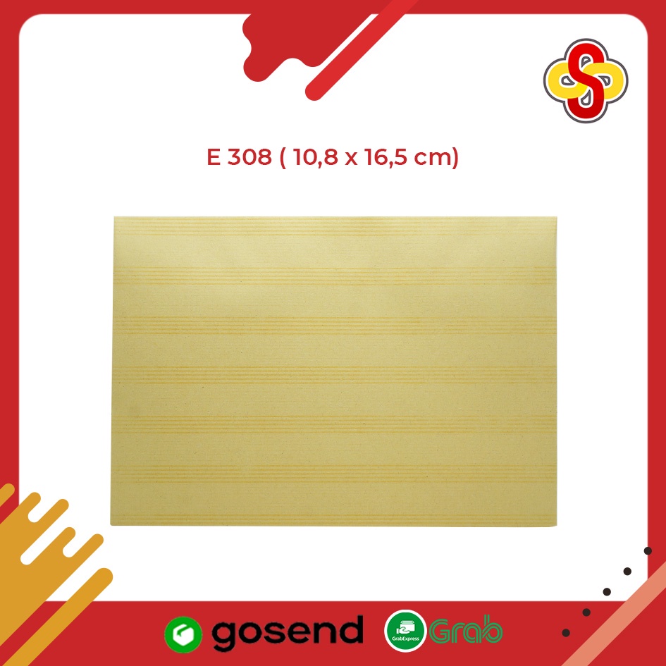Amplop Coklat Polos Executive E 308 195 x 274 mm - Isi 200 pcs