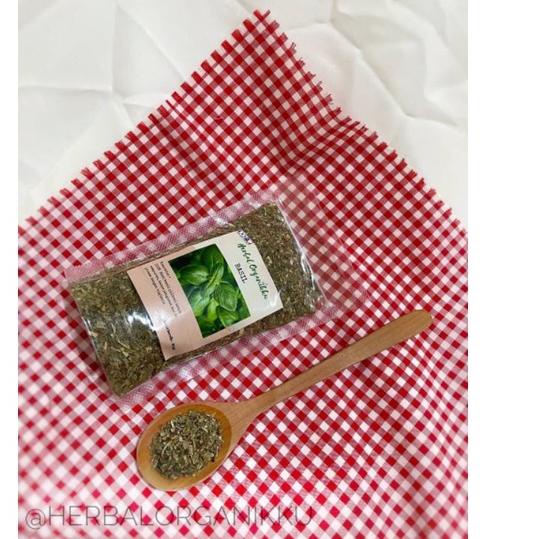 

⇎ Basil Kering | Daun Basil Kering | Dried Basil 50gr る