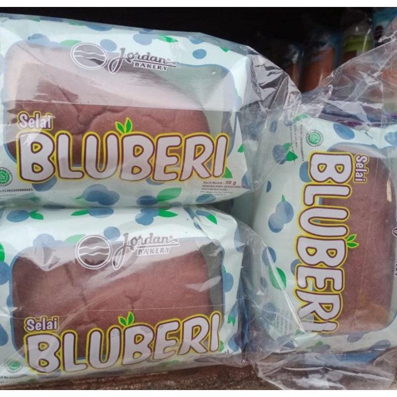 

Roti Jordan Bakery isi selai Blueberry (1 pack isi 5 bks)