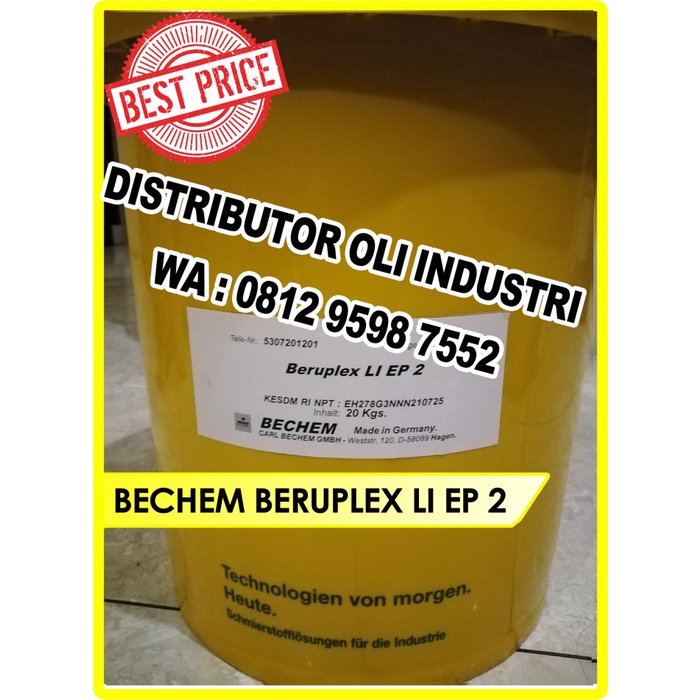 Wad Bechem Beruplex Li Ep 2 ( Lithium Complex Grease )