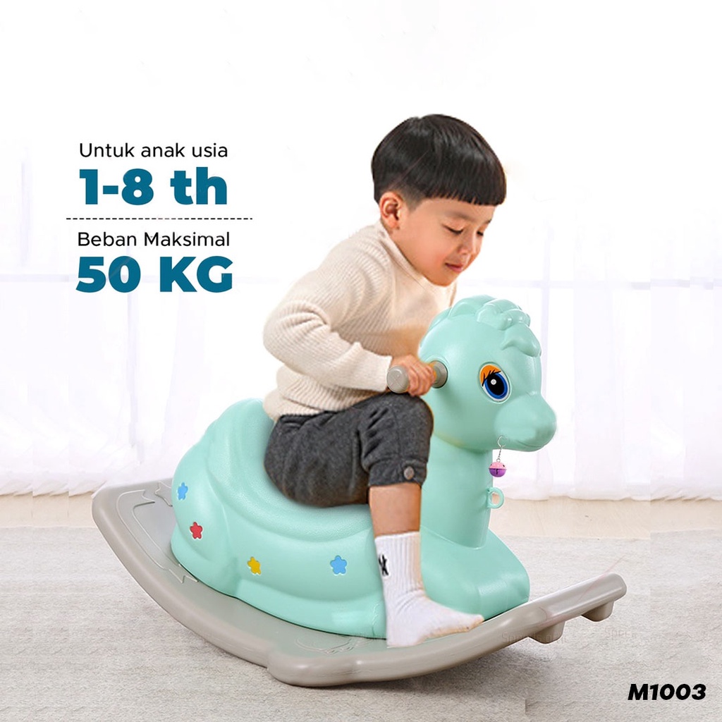 SPEEDS Mainan Anak Kuda Kudaan Mainan Kuda Rocking Horse Mainan Anak Jungkat Jungkit 001-M1003