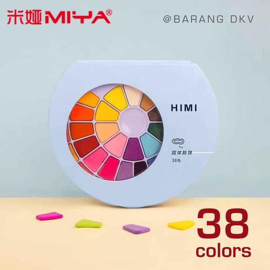 

MIYA HIMI WATERCOLOR SOLID 38 COLORS WARNA + KUAS TERLARISS...,,,,,