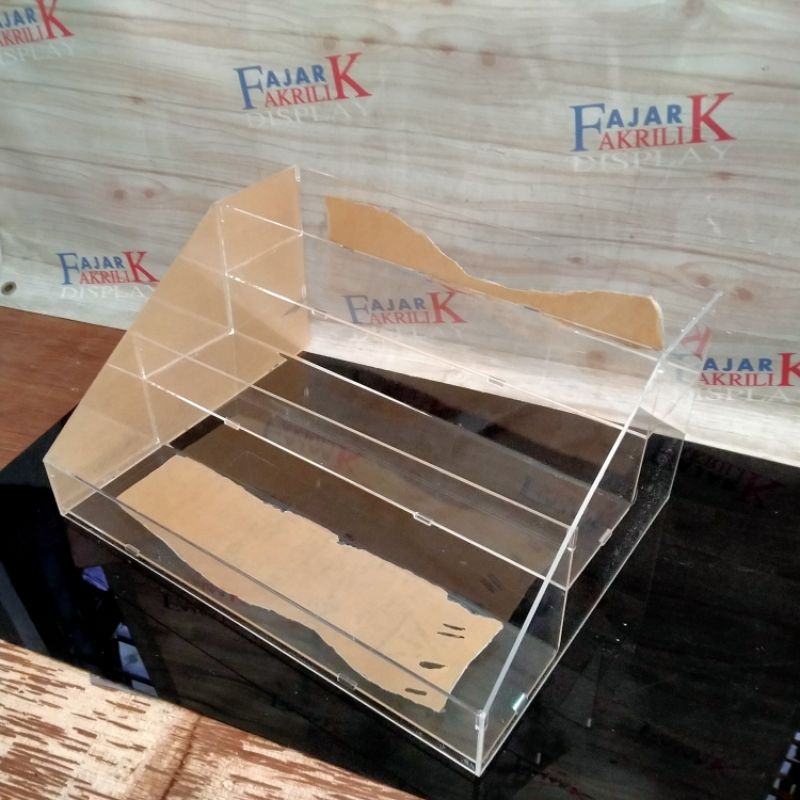 Akrilik serbaguna/multifungsi  tempat bumbu 3susun