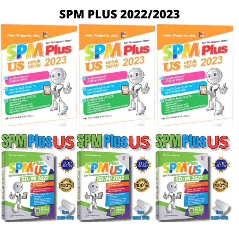 Erlangga SPM PLUS US SD/MI 2022 2023 Penerbit Erlangga