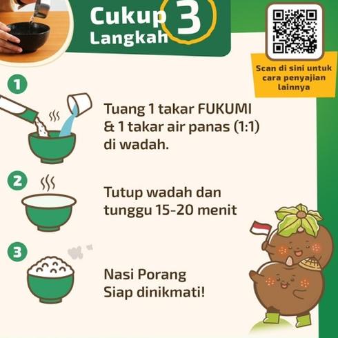 SF5♥ FUKUMI Beras Porang Pouch 1 Kg Shirataki Konjac Rice beras diet low kalori Kirim Langsung