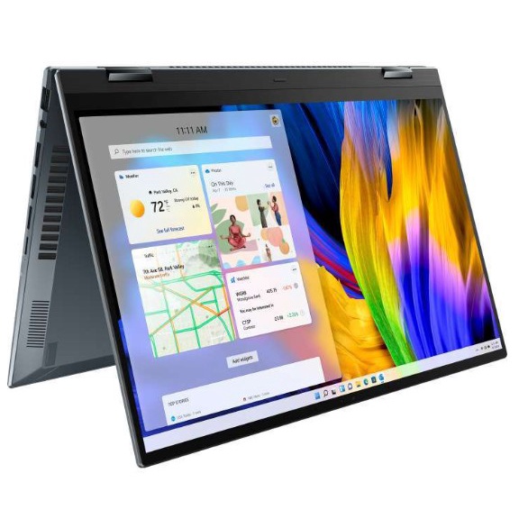 ASUS ZENBOOK FLIP 14 OLED UP5401ZA OLEDS551 TOUCH I5 12500H 8GB 512SSD IRISXE W11+OHS 14.0 2.8K 90HZ 2IN1 NPAD FP PEN GRY