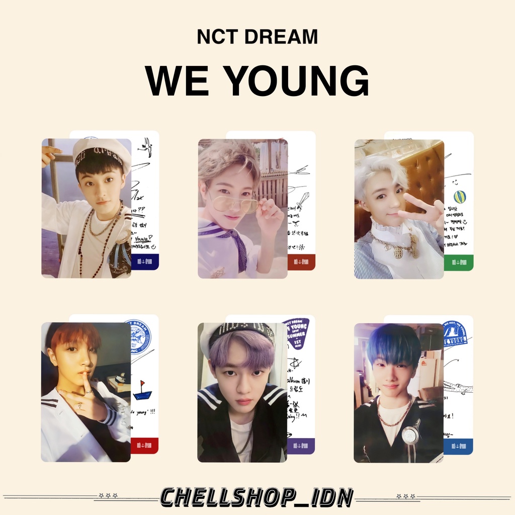 PHOTOCARD NCT DREAM WE YOUNG