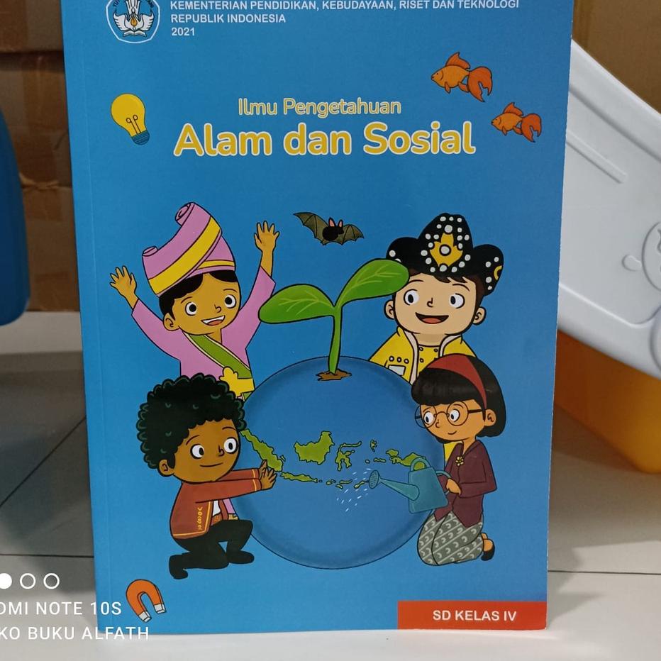 (D-62㊛) BUKU KURIKULUM MERDEKA KELAS 4 SD PELAJARAN BHS INDONESIA, IPAS, PEND AGAMA ISLAM, BHS INGGR