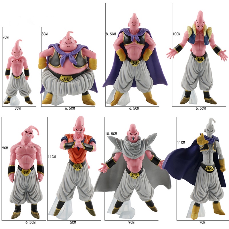 Dragon Ball Z Action Figure Hg Majin Buu Bentuk Lengkap 8banyak/set Collection Model Anime Action Figure Mainan Untuk Anak