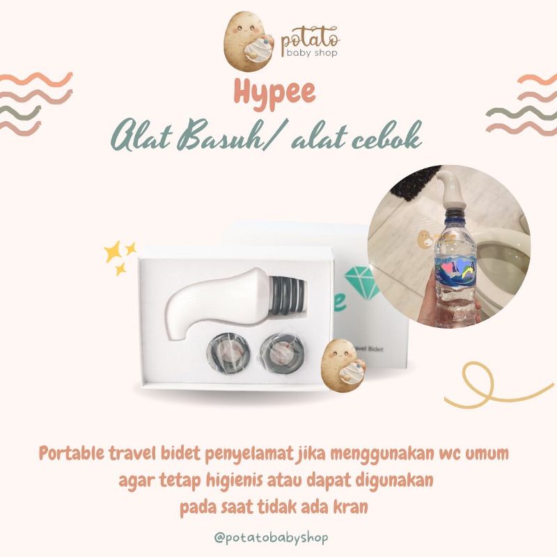 Hypee Portable Travel Bidet - alat cebok basuh portable