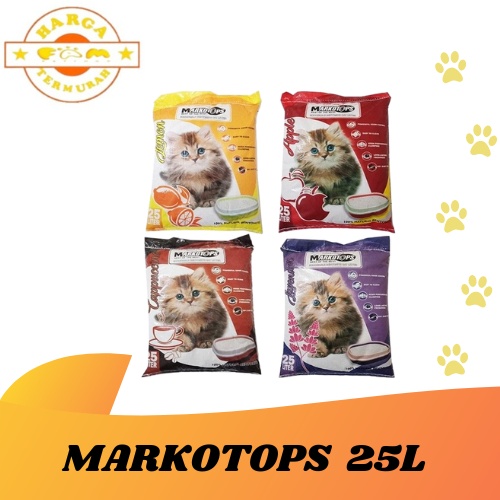 Pasir Kucing Markotops 25lt Pasir Markotop 25 Liter Non maxi cat sand