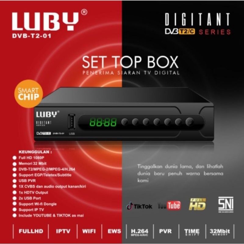 Set Top Box STB Digital LUBY