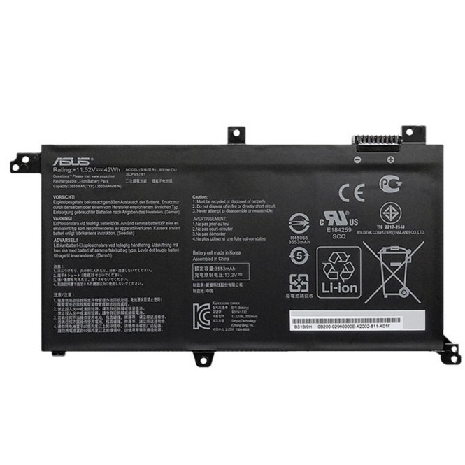 Baterai Asus X430UN X430FN K430UF S430FN V430FN B31N1732