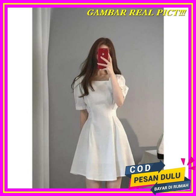 Dress Wanita Jumbo Bigsize 032 Ld 124Cm Xxl Xxxl Oversize Dress Polos Jumbo Big Size Gaun Baju Hamil