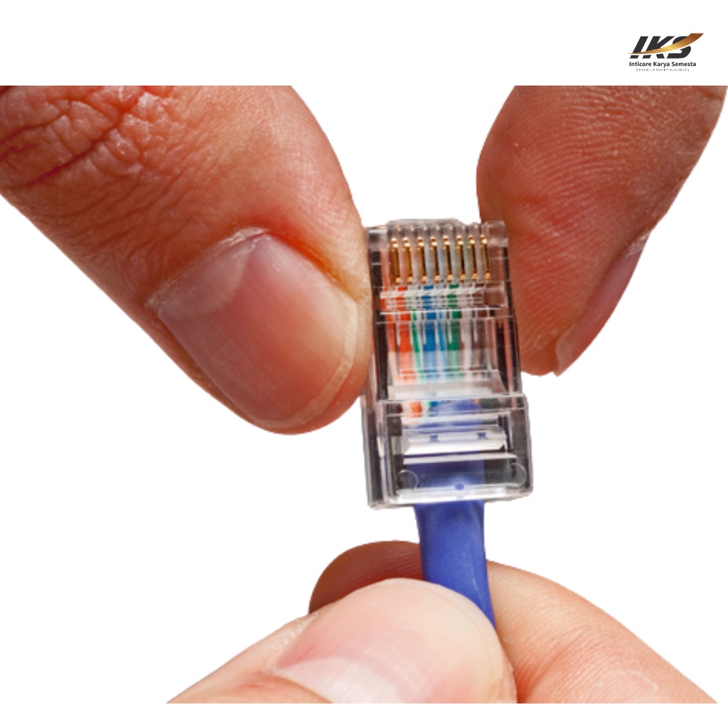 Jasa Crimping Pemasangan Konektor RJ45 Kabel LAN - 2 sisi