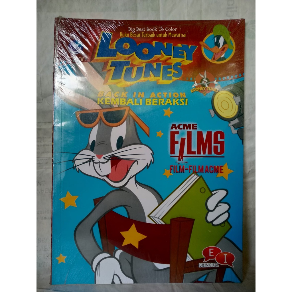 BUKU BESAR TERBAIK UNTUK MEWARNAI LOONEY TUNES (Acme Films)