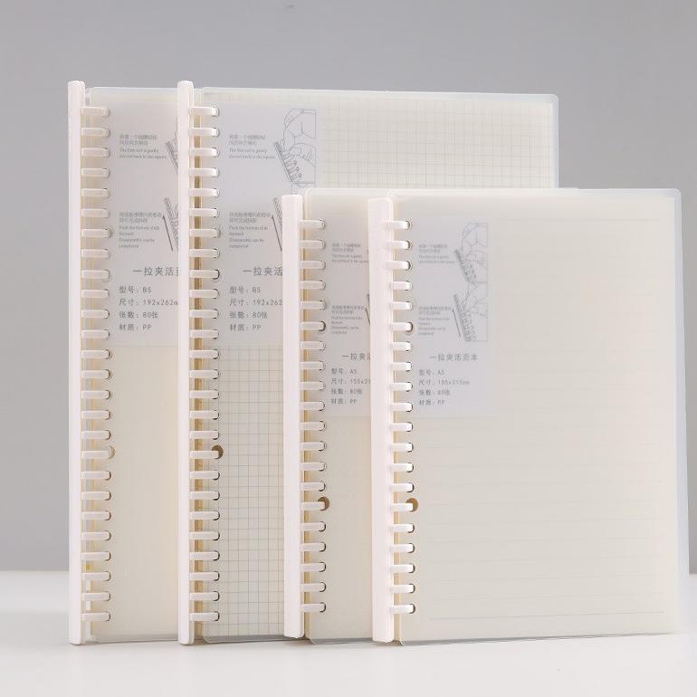

BISA COD Binder Note Spiral Ring Model ( Garis, Polos, Dotted , & Grid ) A5 & B5 - 80 lembar