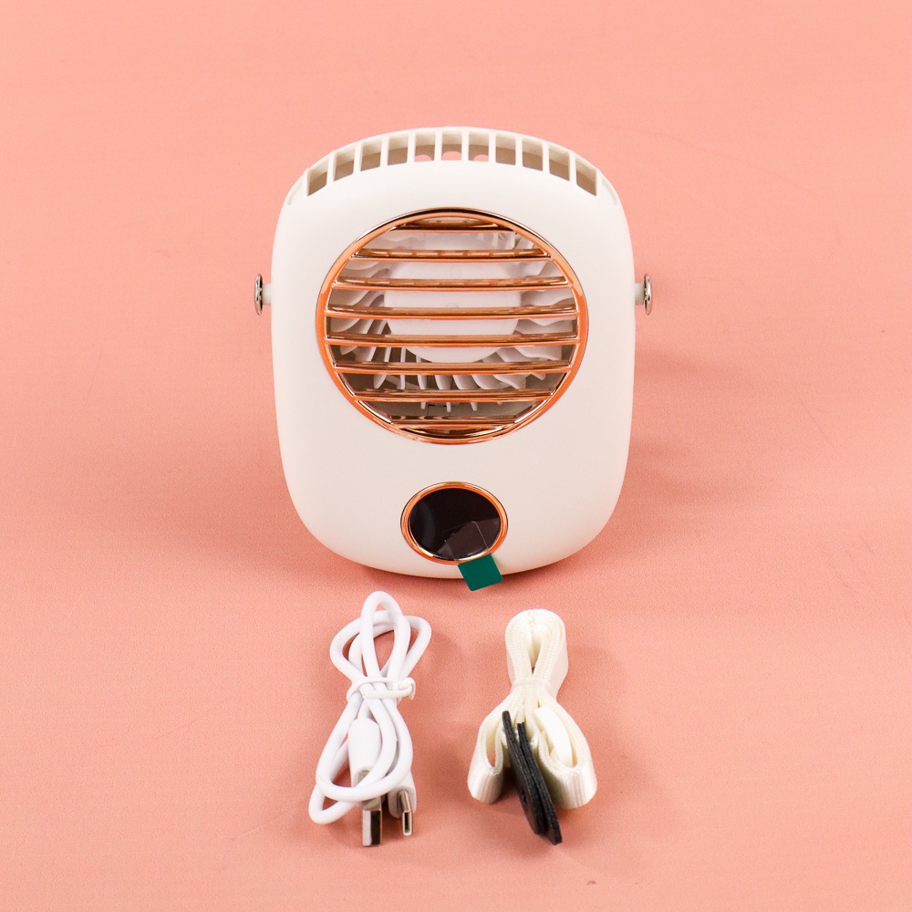 CATLION Kipas Angin Portable Model Kalung Leher Neck Fan 2000mAh - F9