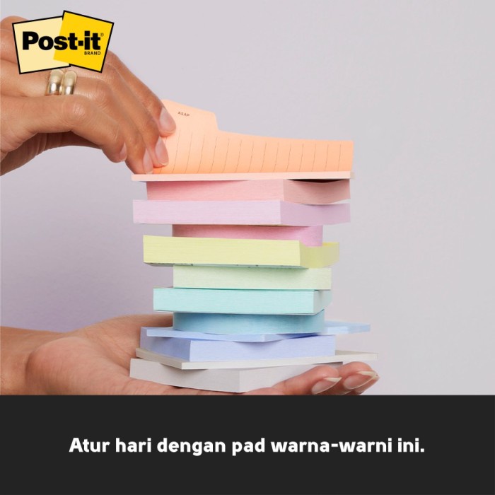 

Ay00! 3M Noted by Post-it Grey Daily Planner Memo Abu NTD-58-GRY