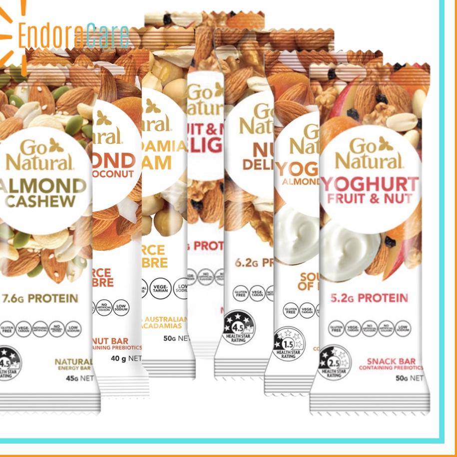 

DFE✺ GO NATURAL High Fiber Snack Protein Bar Sereal Sehat Tinggi Serat Model Baru