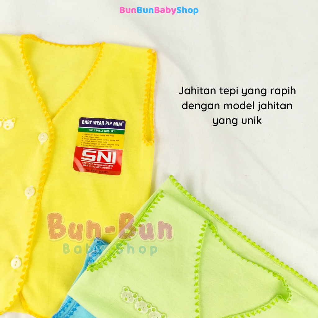 Baju Bayi Polos Lengan Kutung Unisex Atasan Baby New Born Boy Girl Pakaian Balita Fashion Anak Murah Perlengkapan Baru Lahir Peralatan Newborn Cewek Cowok Bunbunbabyshop