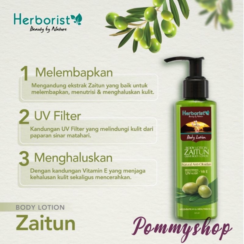 Herborist Body Lotion Zaitun &amp; Coconut 145ml