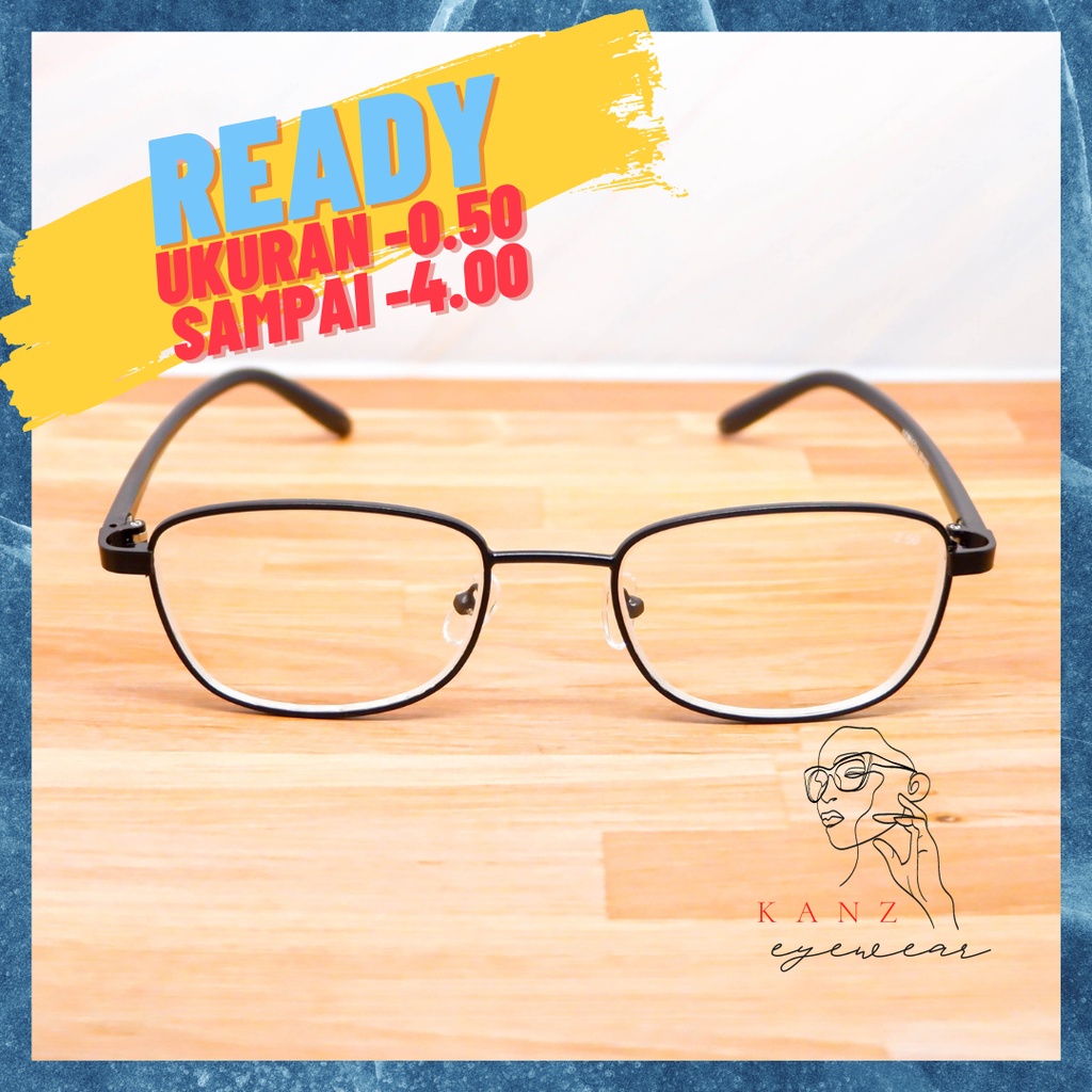 Kacamata Minus Kecil Oval Wanita Pria Laki Laki Perempuan Dewasa Model Terbaru Korea