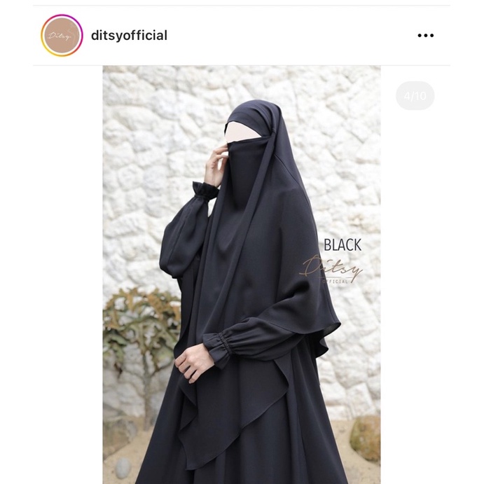 FK SHADEEYA LONG MAZEN BLACK by Ditsy