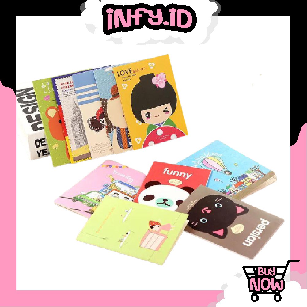 

INFY - Buku Tulis Mini / Book Mini / Buku Tulis Memo Kecil Motif Random / Mini Book Variasi Random R038