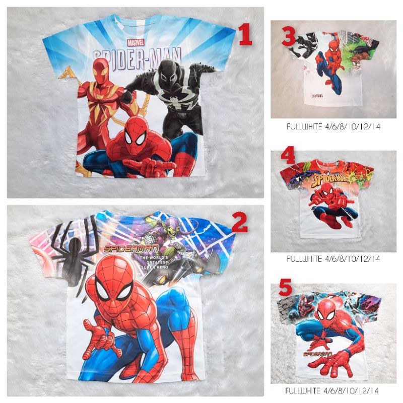 Kaos Spiderman merk FURO