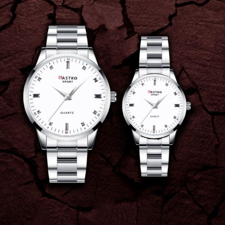 {HND.10De22ι} Jam Tangan Cauple Gastro Rantai Besi