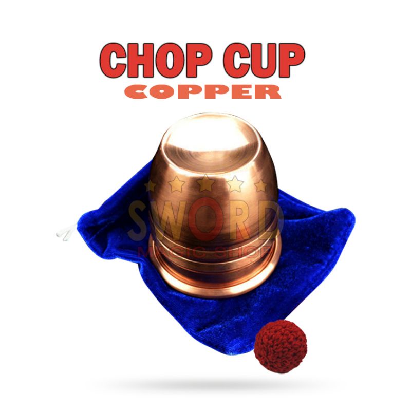 Alat Sulap Chop Cup Copper - Copper Chop Cup - Sulap Chop Cup Tembaga - Cup And Ball - Toko Sulap - 